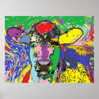 Calf Portrait 4 Poster