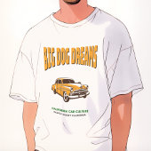 Calfornia Classic Car Culture Orange Landkreis T-Shirt