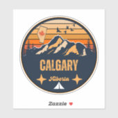 Calgary, Alberta Aufkleber (Blatt)