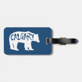 Calgary Alberta Bear Gepäckanhänger (Rückseite horizontal)