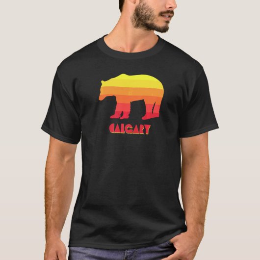 Calgary Alberta Bear T-Shirt (Vorderseite)