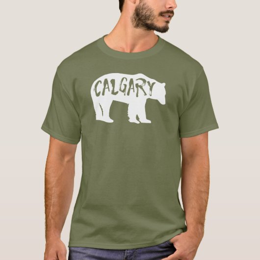 Calgary Alberta Bear T-Shirt (Vorderseite)