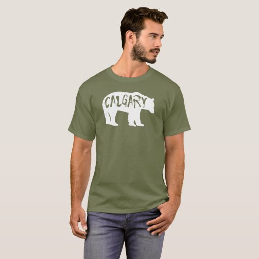 Calgary Alberta Bear T-Shirt (Vorne ganz)