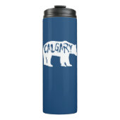 Calgary Alberta Bear Thermosbecher (Vorderseite)