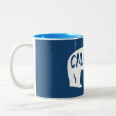 Calgary Alberta Bear Zweifarbige Tasse (Links)