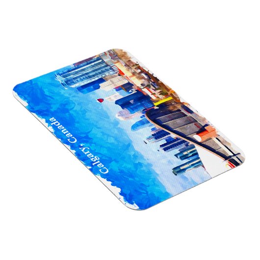 Calgary Alberta Canada Panorama View Magnet (Rechte Seite)