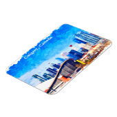 Calgary Alberta Canada Panorama View Magnet (Linke Seite)