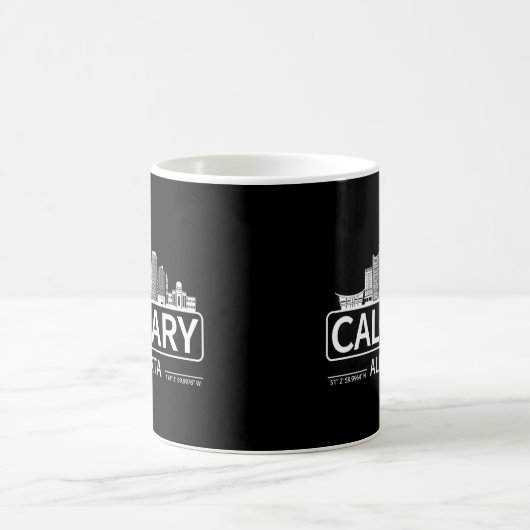 Calgary Alberta Cityscape Kaffeetasse (Mittel)