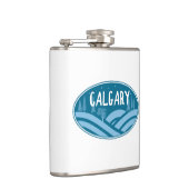 Calgary Alberta im Freien Flachmann (Rechts)