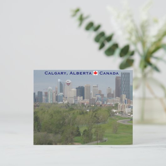 Calgary Alberta Kanada Postkarte (Stehend Vorderseite)