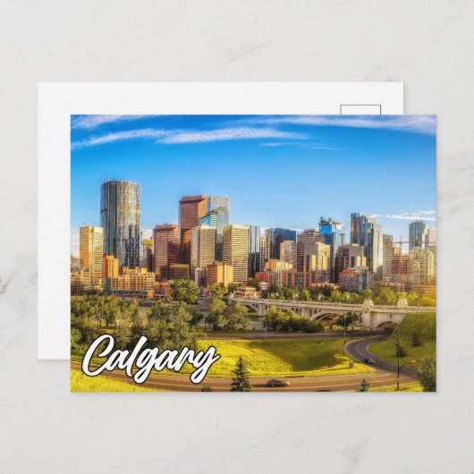 Calgary, Alberta, Kanada Postkarte (Vorne/Hinten)