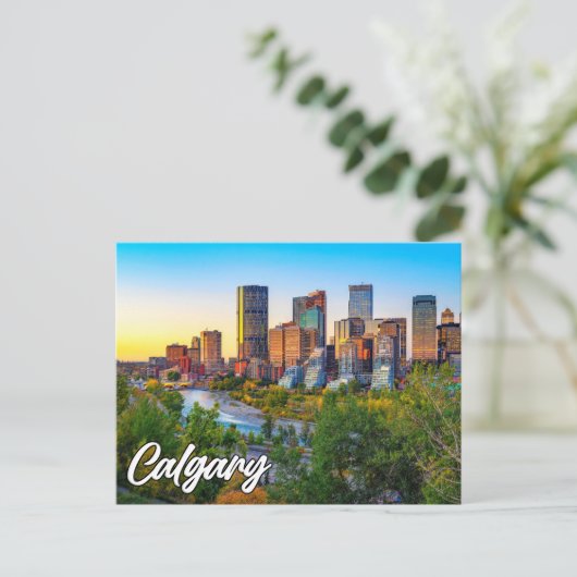 Calgary, Alberta, Kanada Postkarte (Stehend Vorderseite)