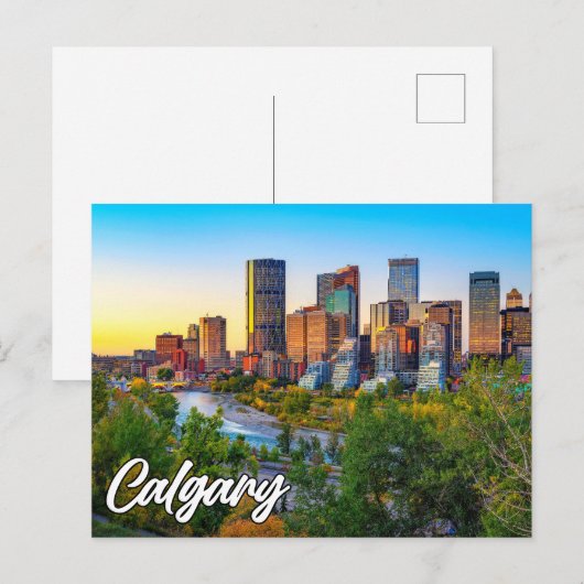 Calgary, Alberta, Kanada Postkarte (Vorne/Hinten)