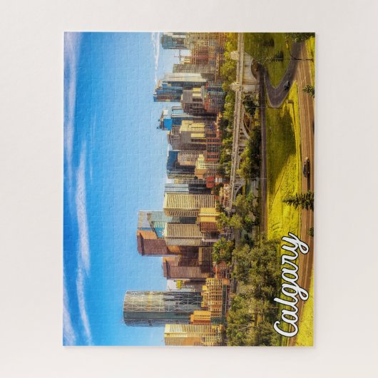 Calgary, Alberta, Kanada Puzzle (Vertikal)