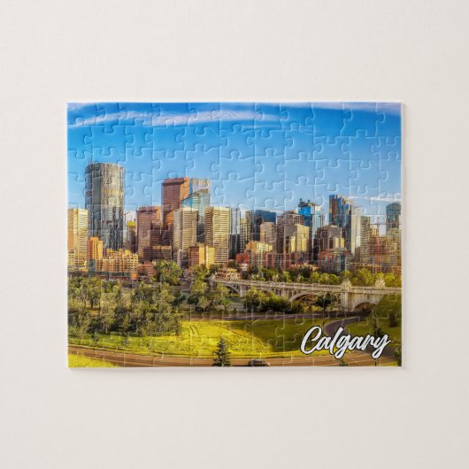 Calgary, Alberta, Kanada Puzzle (Horizontal)