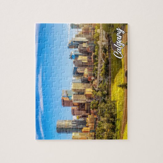Calgary, Alberta, Kanada Puzzle (Vertikal)