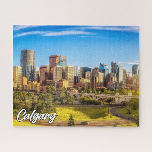 Calgary, Alberta, Kanada Puzzle (Horizontal)