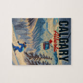 Calgary Alberta Kanada Skiing Souvenirs in den 50e Puzzle (Horizontal)