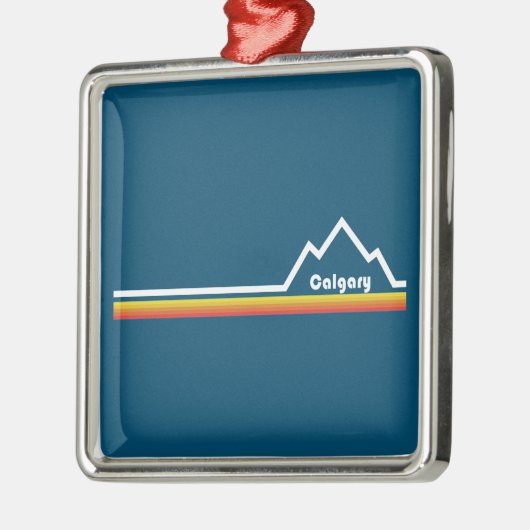 Calgary, Alberta Ornament Aus Metall (Links)