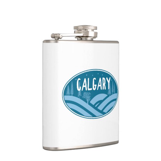 Calgary Alberta Outdoor Flachmann (Rechts)