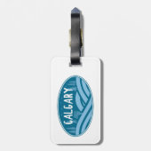 Calgary Alberta Outdoor Gepäckanhänger (Rückseite vertikal)