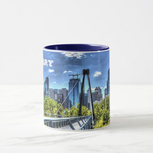 Calgary Alberta Panoramic Cup Tasse (Zentrum)