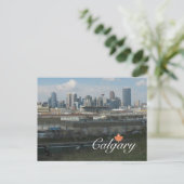 Calgary Alberta Postkarte (Stehend Vorderseite)