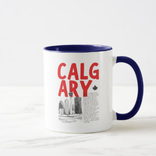 Calgary Alberta Stadtansicht Tasse