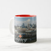 Calgary Alberta Zweifarbige Tasse (Vorderseite Links)