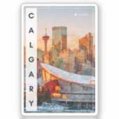 Calgary-Aufkleber-Souvenir Aufkleber (Vorderseite)