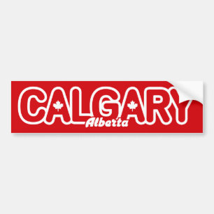 Calgary-Blatt Autoaufkleber