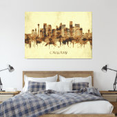 Calgary Canada Cityscape Leinwanddruck (Insitu (Schlafzimmer))