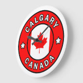 Calgary Canada Große Wanduhr (Winkel)