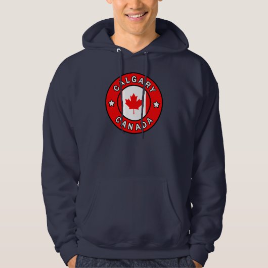 Calgary Canada Hoodie (Vorderseite)