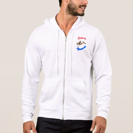 Calgary Canada Horses July Riders Calgary Stampede Hoodie (Vorderseite)