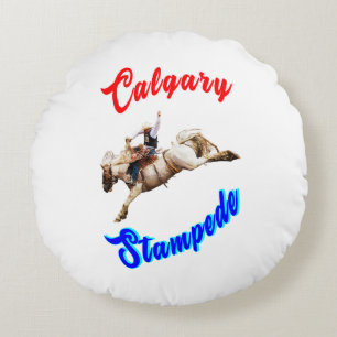 Calgary Canada Horses July Riders Calgary Stampede Rundes Kissen