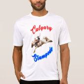 Calgary Canada Horses July Riders Calgary Stampede T-Shirt (Vorderseite)