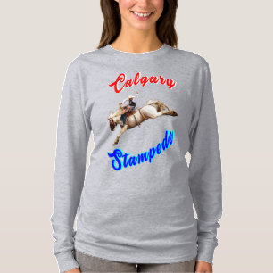 Calgary Canada Horses July Riders Calgary Stampede T-Shirt