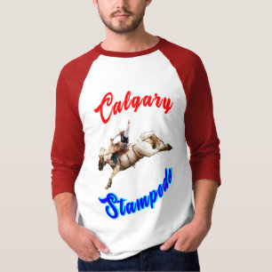 Calgary Canada Horses July Riders Calgary Stampede T-Shirt