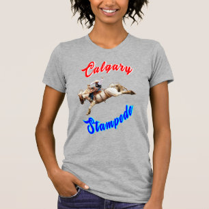 Calgary Canada Horses July Riders Calgary Stampede T-Shirt
