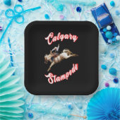 Calgary Canada Hourse July Riders Calgary Stampede Pappteller (Party)