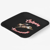 Calgary Canada Hourse July Riders Calgary Stampede Pappteller (Gewinkelt)