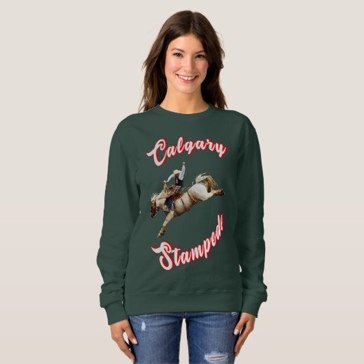 Calgary Canada Hourse July Riders Calgary Stampede Sweatshirt (Vorne ganz)