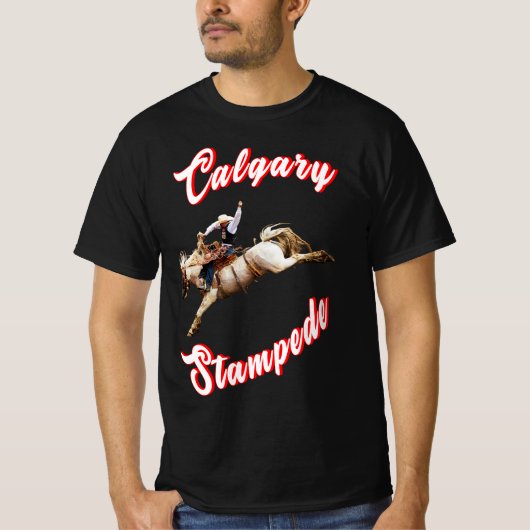 Calgary Canada Hourse July Riders Calgary Stampede T-Shirt (Vorderseite)