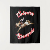 Calgary Canada Hourse July Riders Calgary Stampede Wandteppich (Vorderseite)