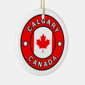 Calgary Canada Keramik Ornament (Rechts)