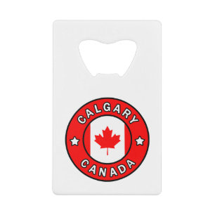 Calgary Canada Kreditkarten Flaschenöffner