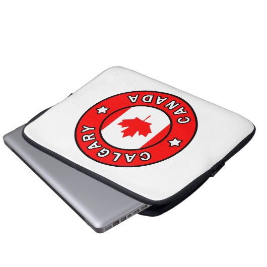 Calgary Canada Laptopschutzhülle (Vorne Knopf)