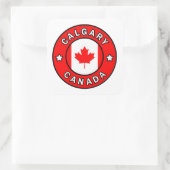 Calgary Canada Quadratischer Aufkleber (Tasche)