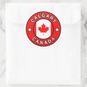 Calgary Canada Runder Aufkleber (Tasche)